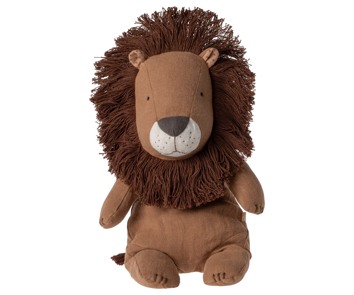 Maileg Lion Stuffed Animal, Medium