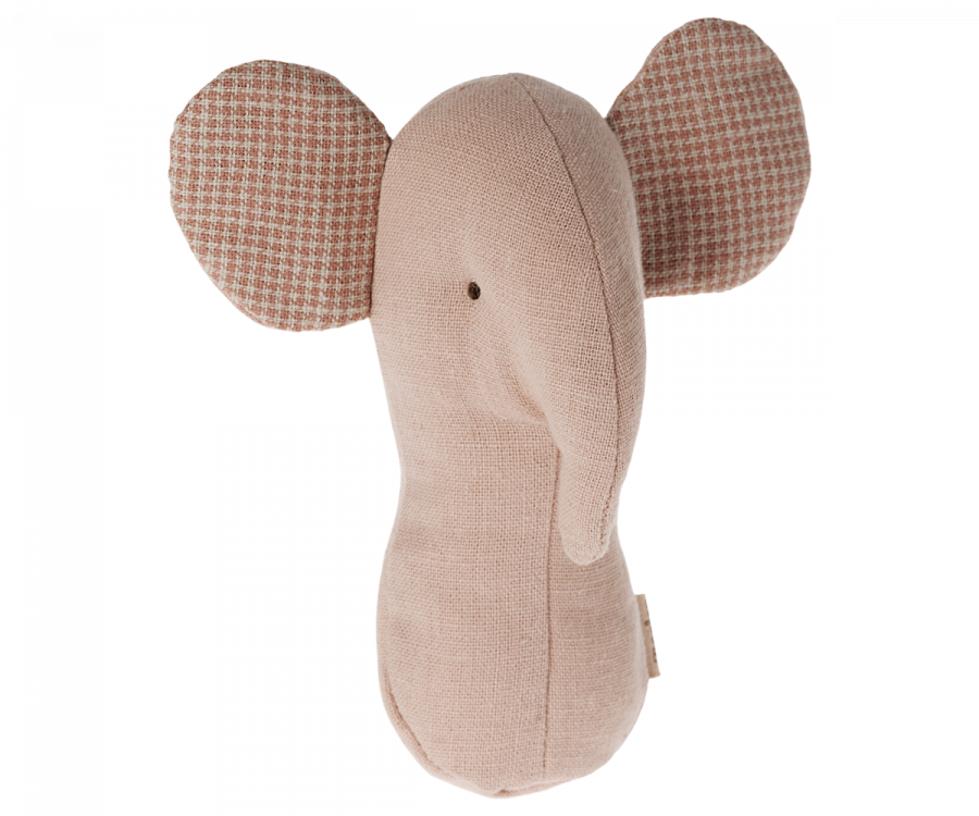 Maileg Lullaby Friend Rattles,  Elephant - Rose