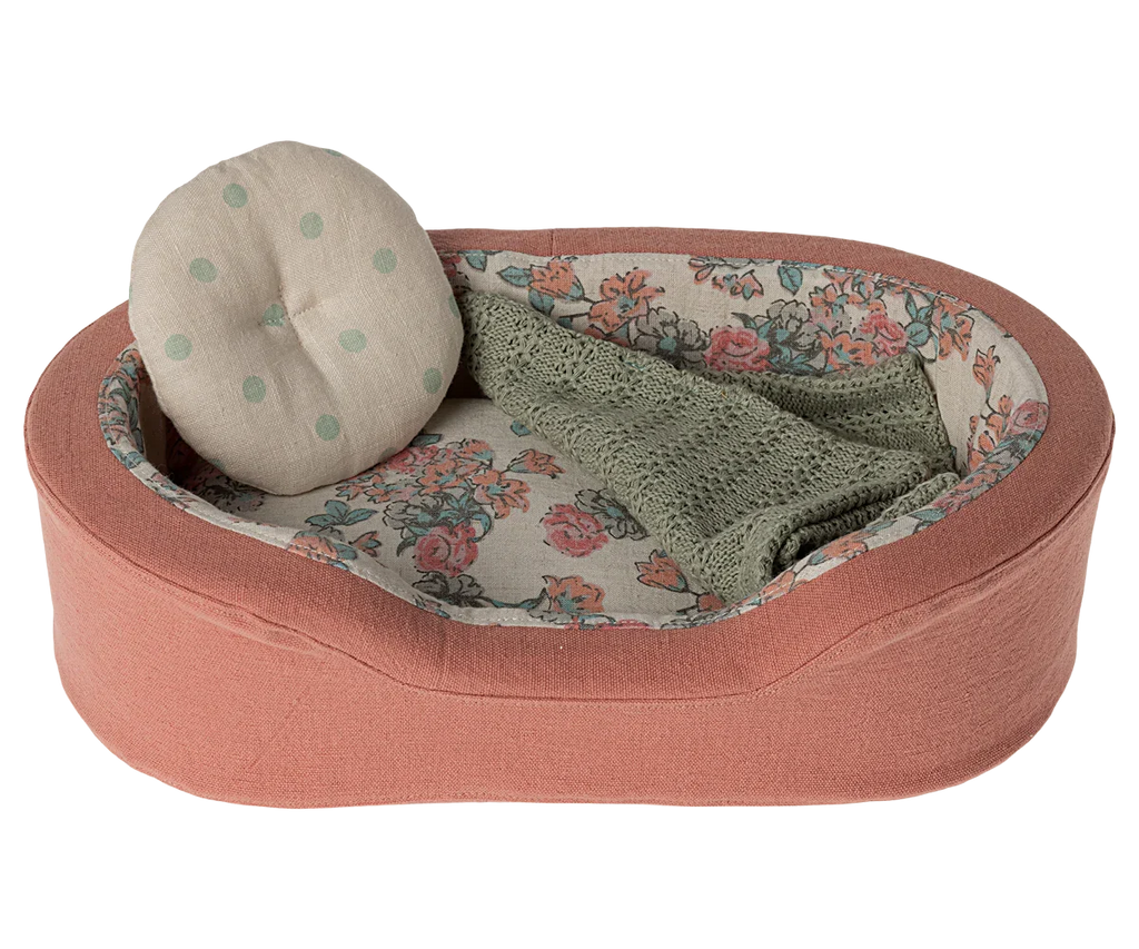 Maileg Small Cozy Bed - Coral
