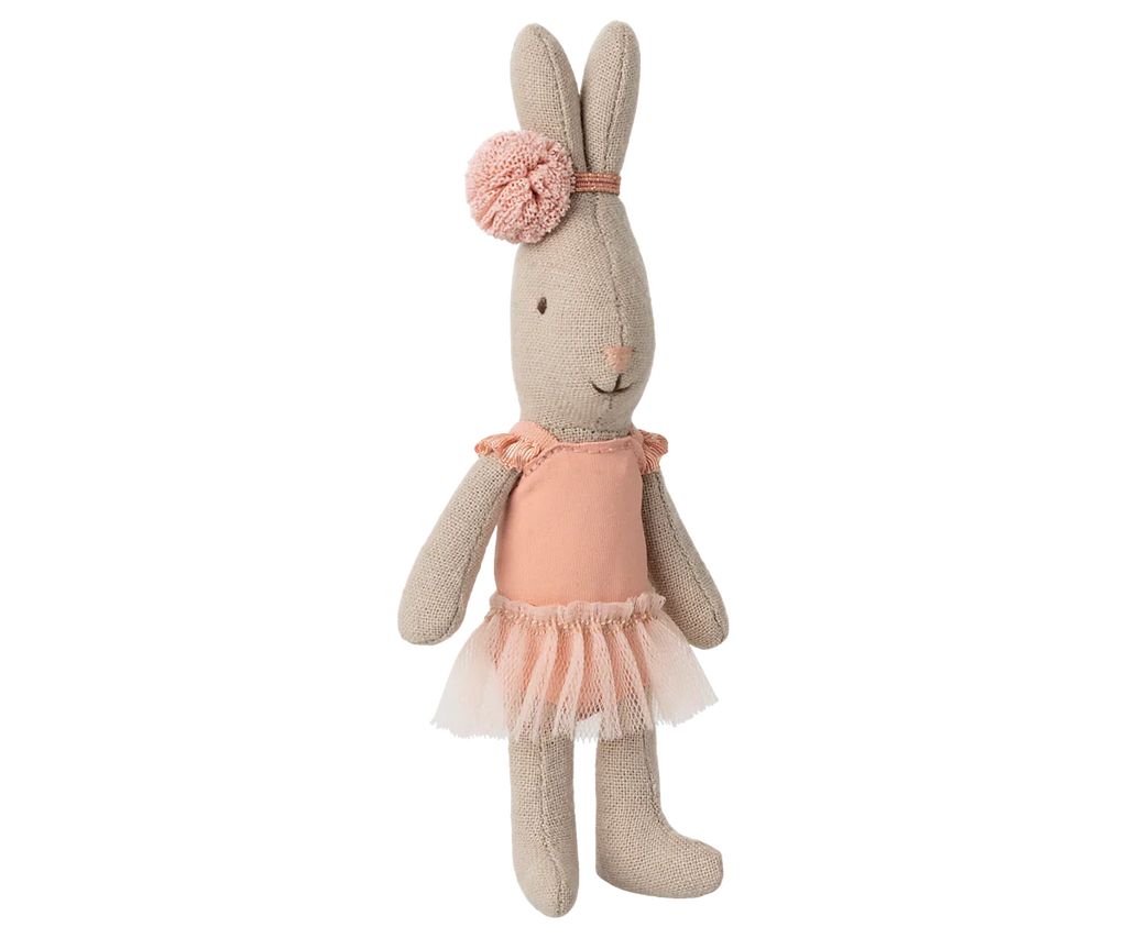 Maileg Rabbit, Micro - Ballet Suit And Skirt, Rose
