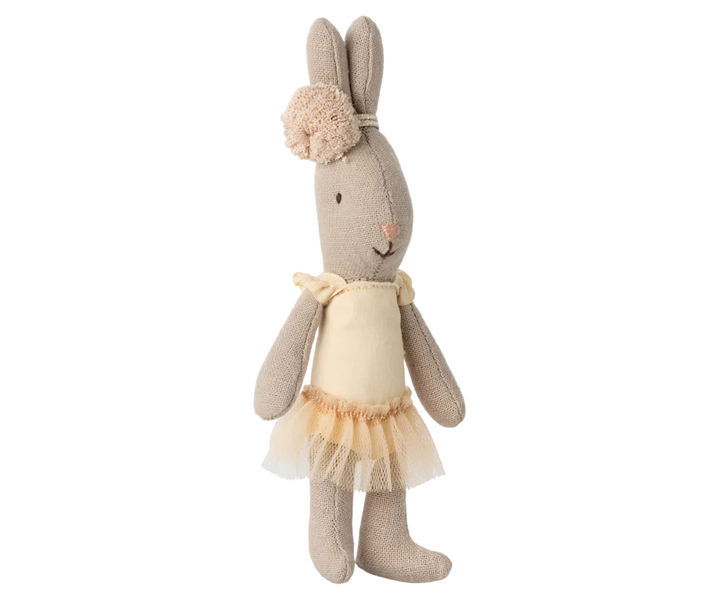 Maileg Rabbit, Micro - Ballet Suit And Skirt, Cream