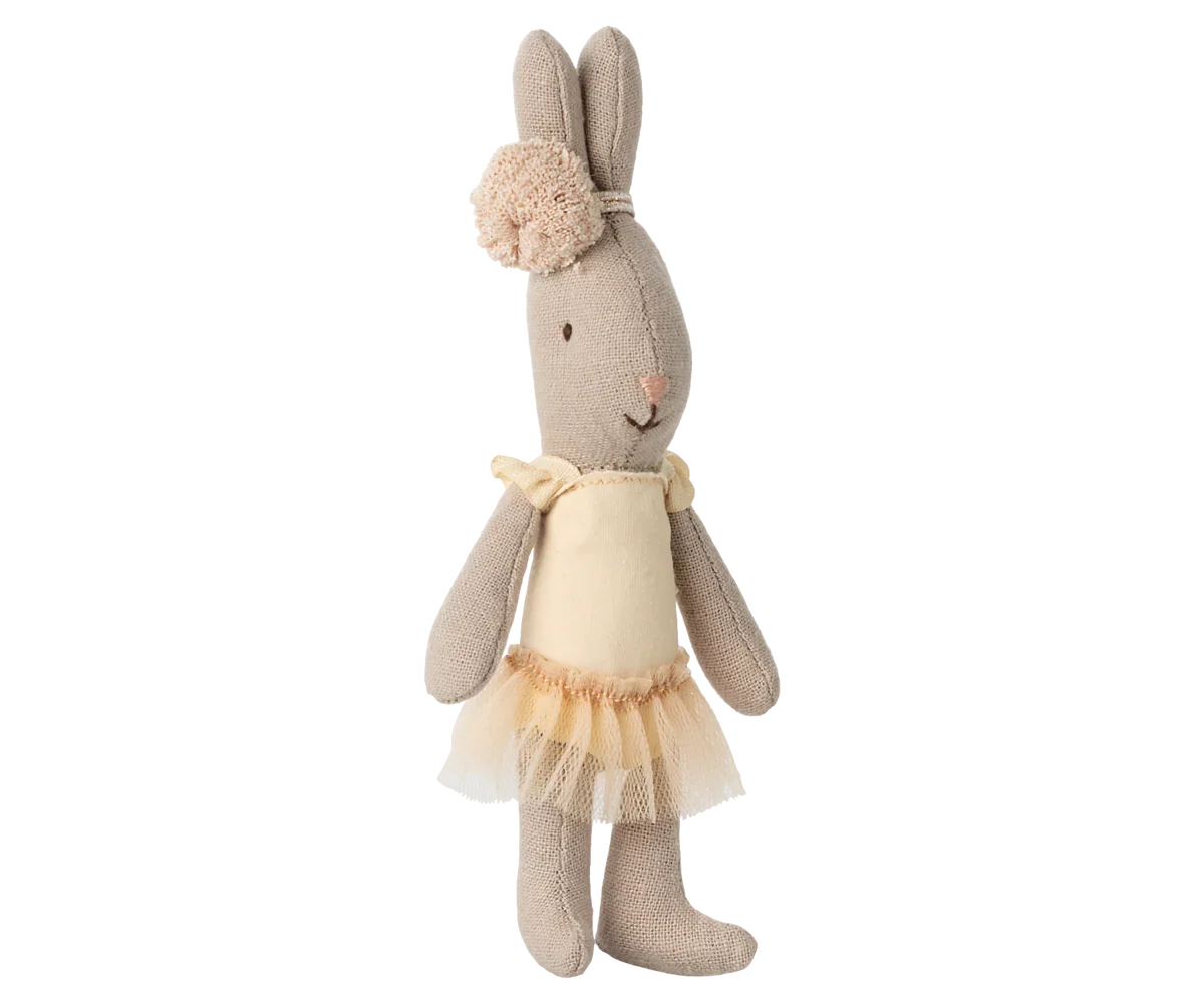 Maileg Rabbit, Micro - Ballet Suit And Skirt, Cream