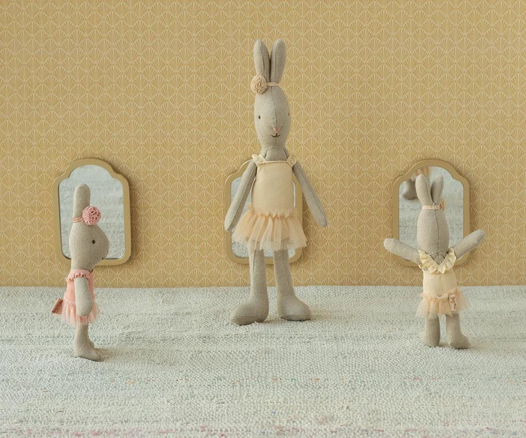 Maileg Rabbit, Size 1 - Classic - Ballet Suit and Skirt - Cream