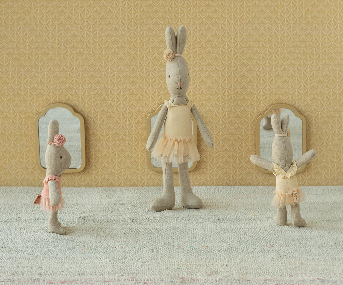 Maileg Rabbit, Size 1 - Classic - Ballet Suit and Skirt - Cream