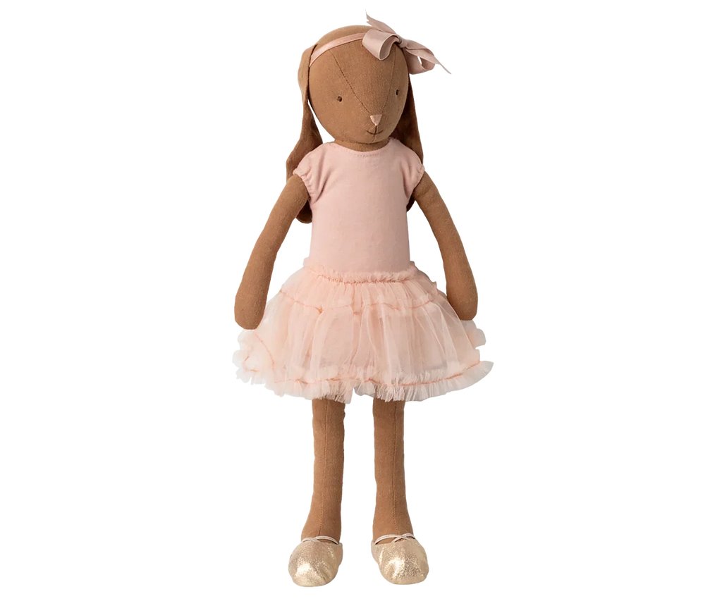 Maileg Bunny, Size 3 - Chocolate Brown - Ballet Suit and Skirt - Rose