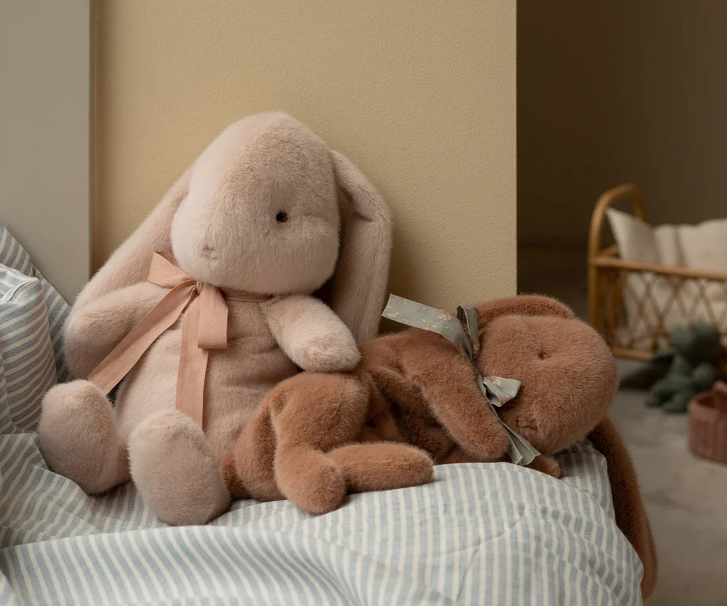 Maileg Plush Sleeping Bunny - Soft Brown