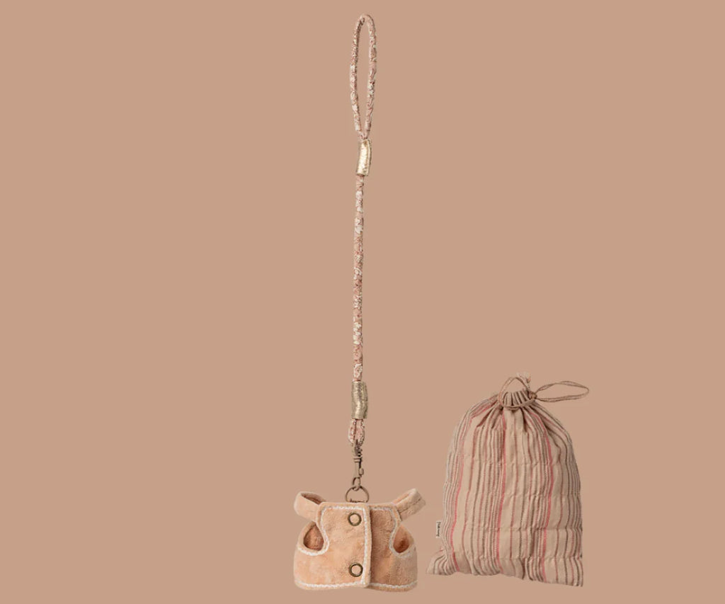 Maileg Plush Sleeping Bunny With Harness