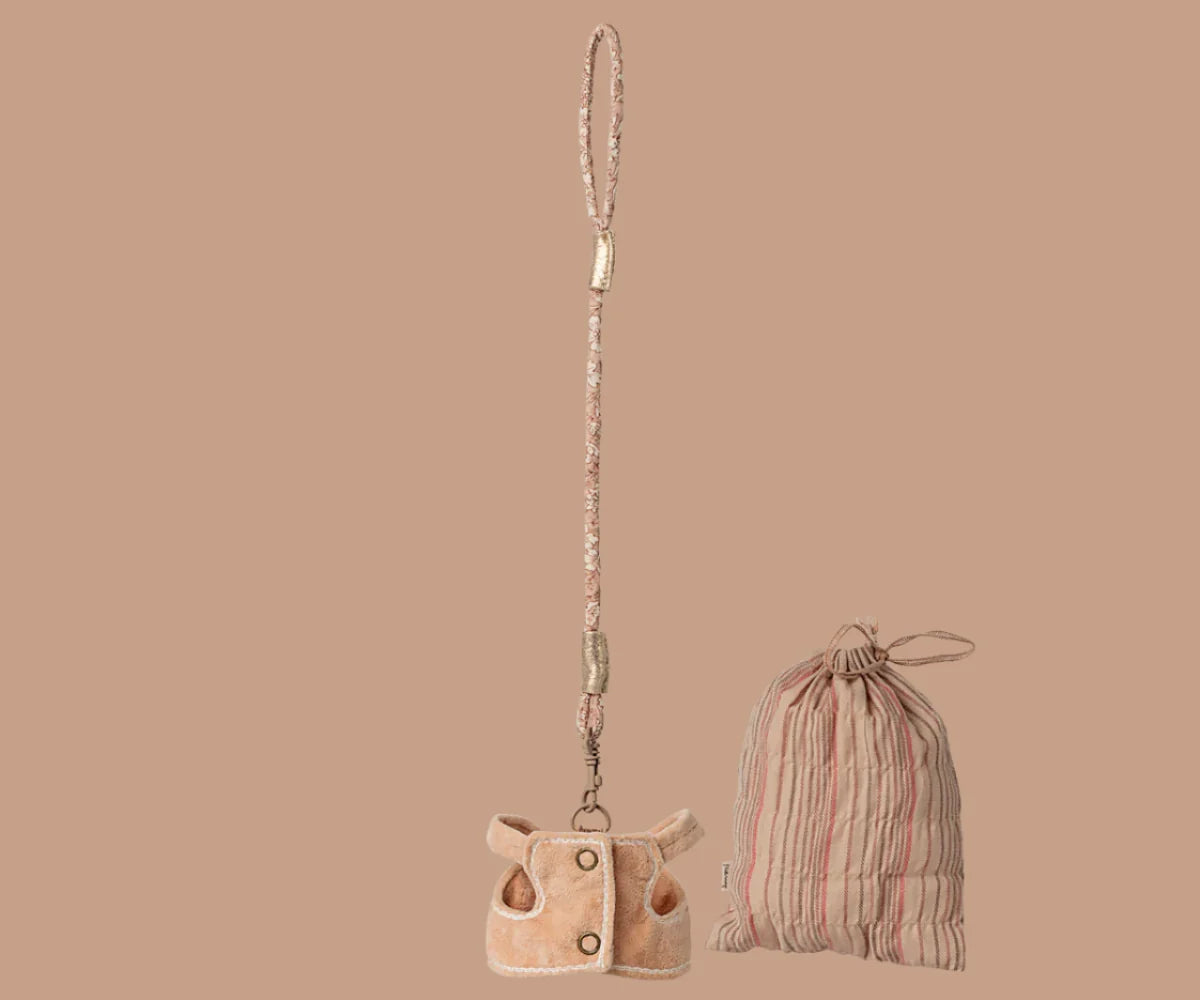 Maileg Plush Sleeping Bunny With Harness