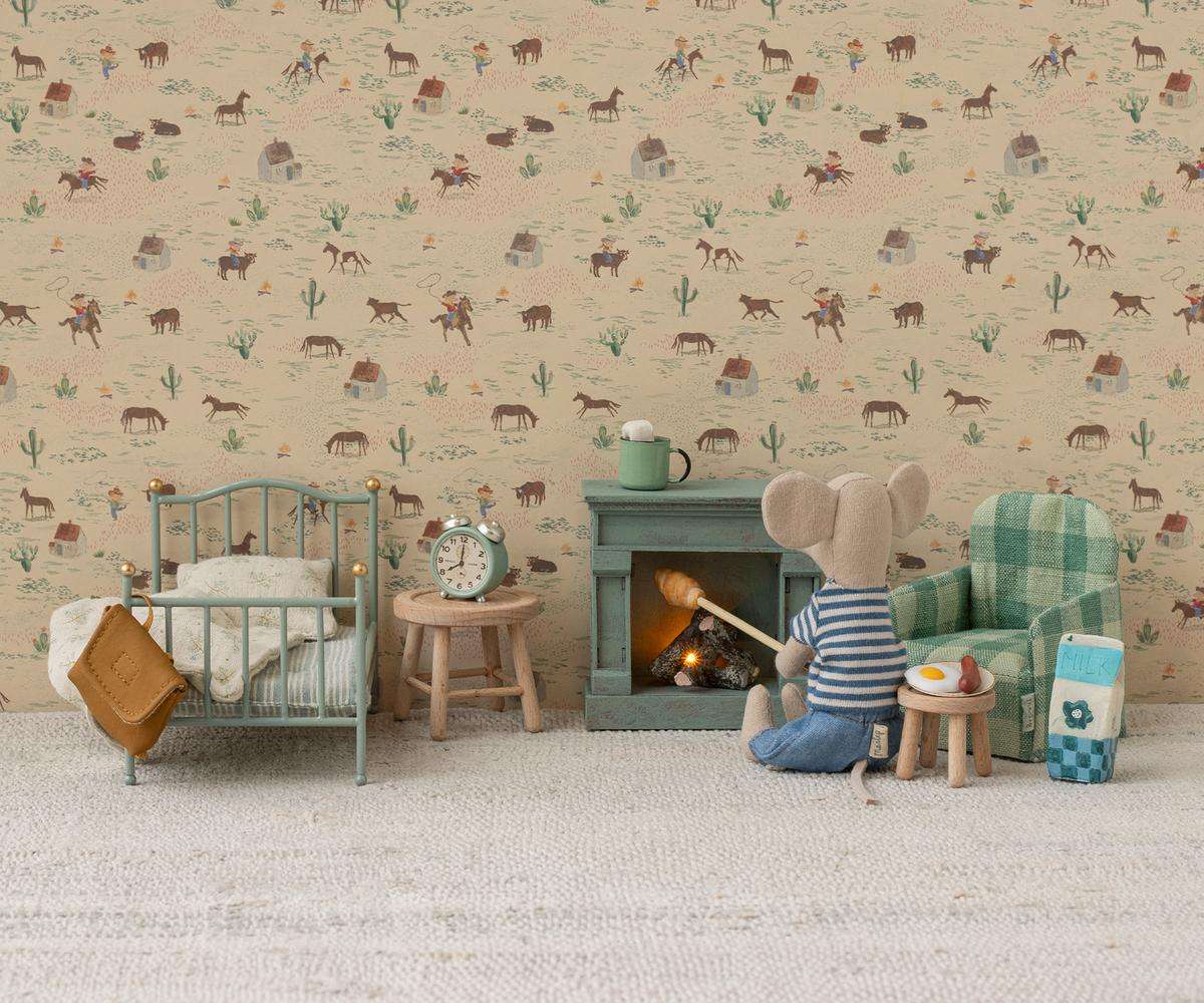 Maileg Fireplace, Mouse