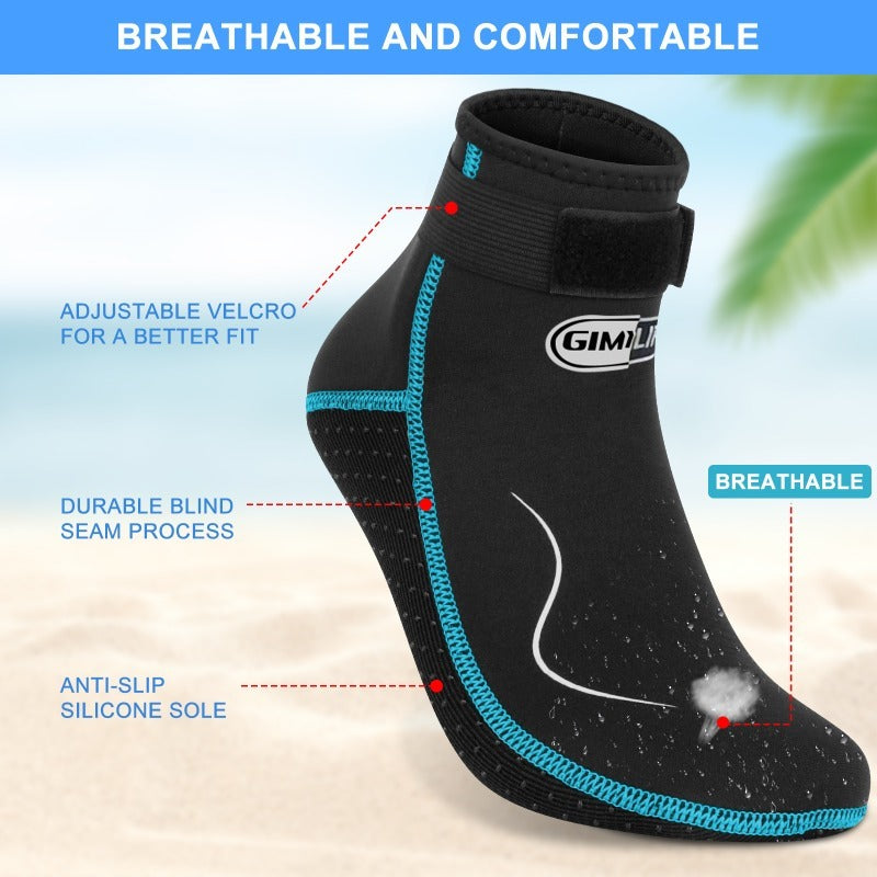 3mm Neoprene Diving Socks – Water Socks for Men & Women