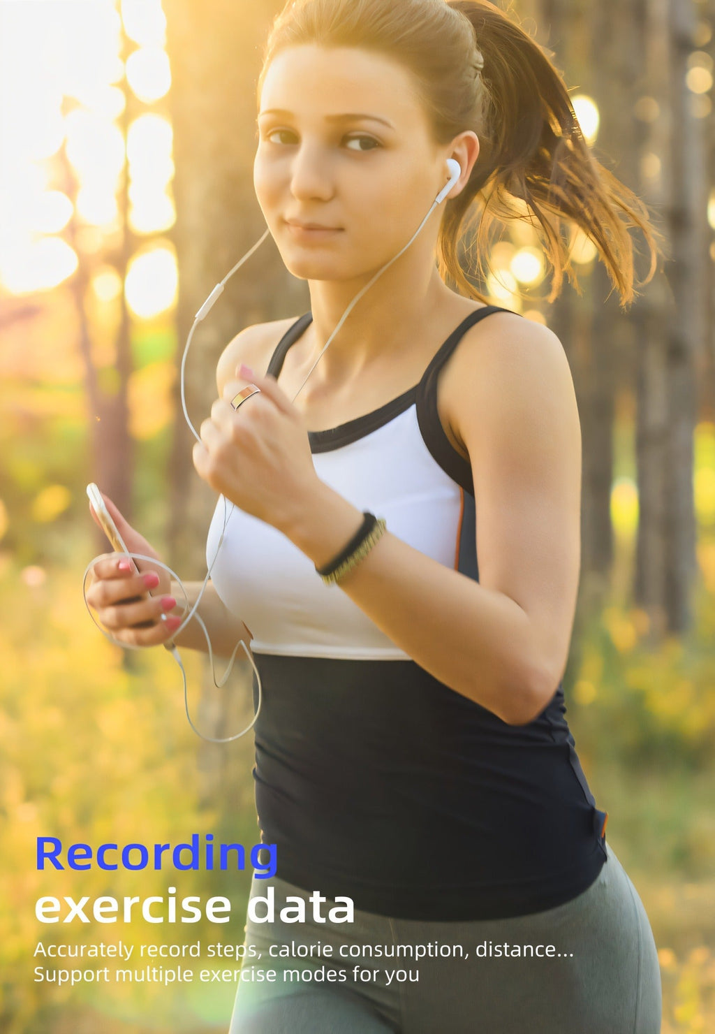 Smart Ring Fitness Tracker – IP68 Waterproof Health Monitor