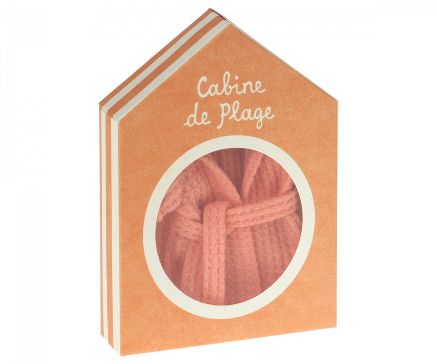 Maileg Extra Clothing: Bathrobe - Coral