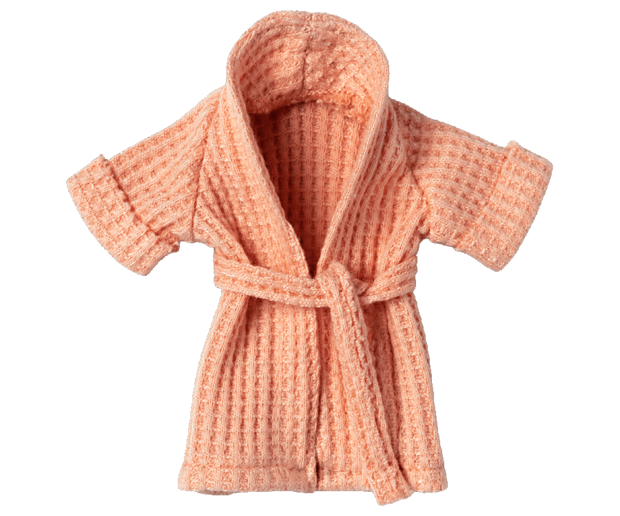 Maileg Extra Clothing: Bathrobe - Coral
