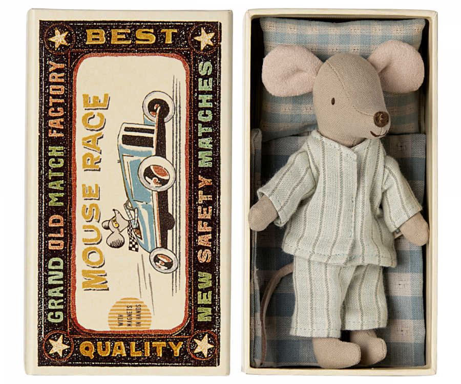 Maileg Big Brother, Mouse In Matchbox