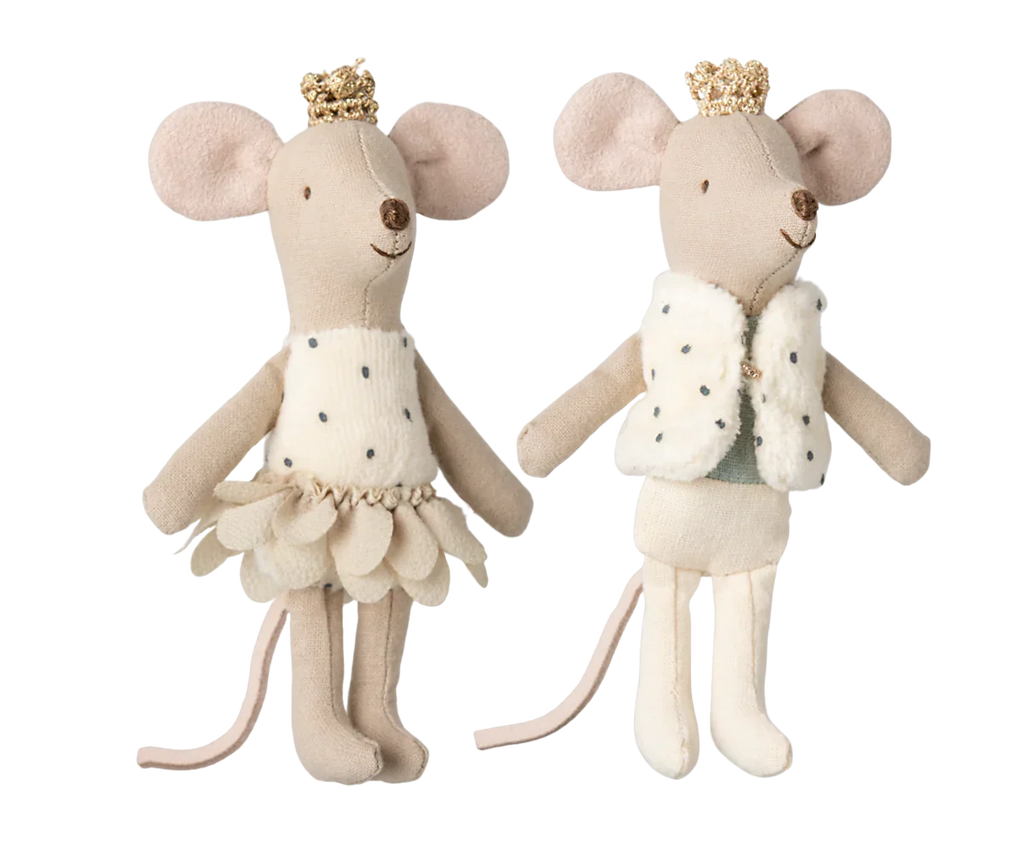 Maileg Royal Twin Mice In Matchbox, Little Sister and Little Brother