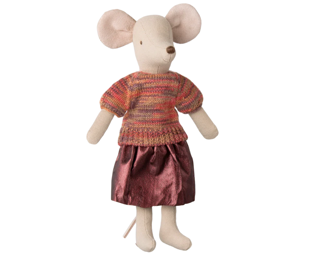 Maileg Extra Clothing: Skirt And Knitted Blouse For Mom Mouse