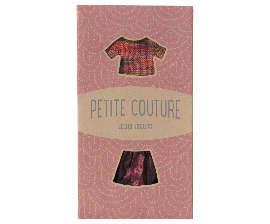 Maileg Extra Clothing: Skirt And Knitted Blouse For Mom Mouse