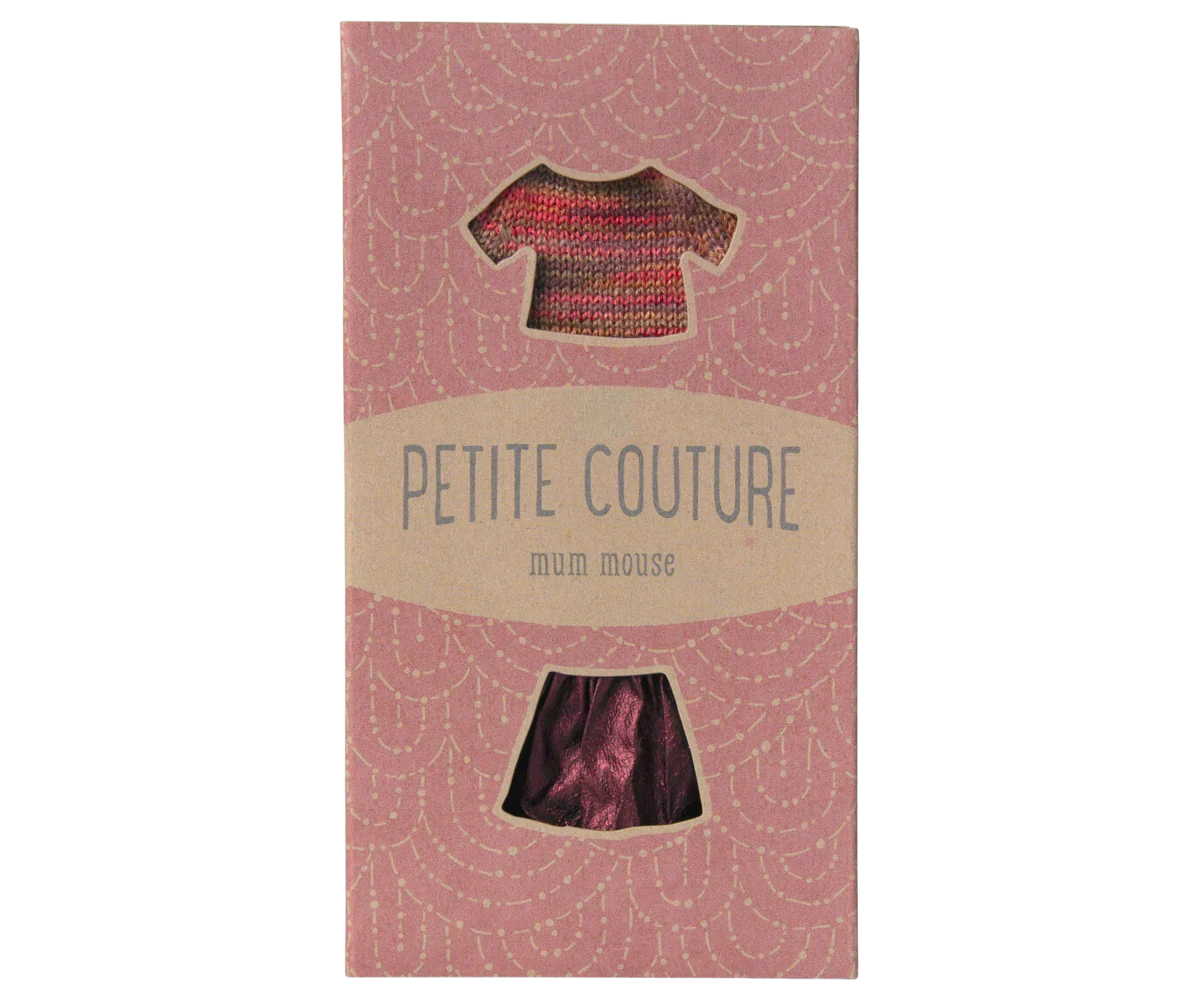 Maileg Extra Clothing: Skirt And Knitted Blouse For Mom Mouse