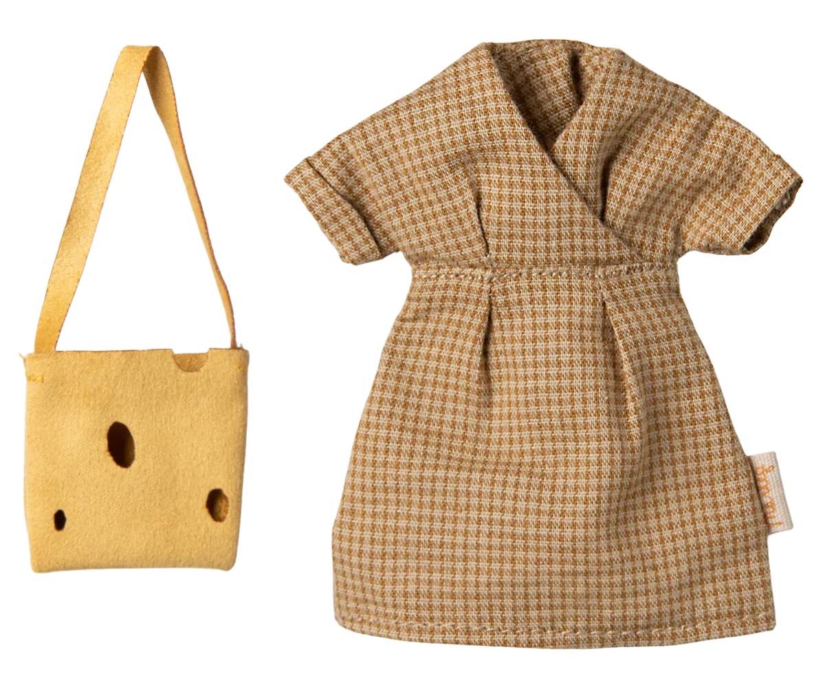 Maileg Extra Clothing: Dress And Bag For Mom Mouse