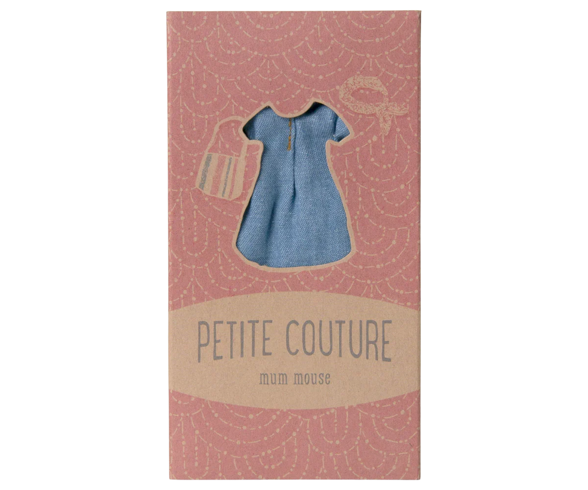Maileg Extra Clothing: Denim Dress And Bag For Mom Mouse