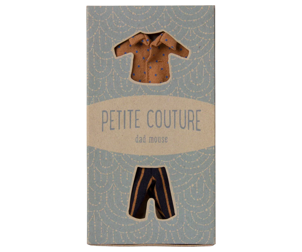 Maileg Extra Clothing: Shirt And Striped Pants For Dad Mouse