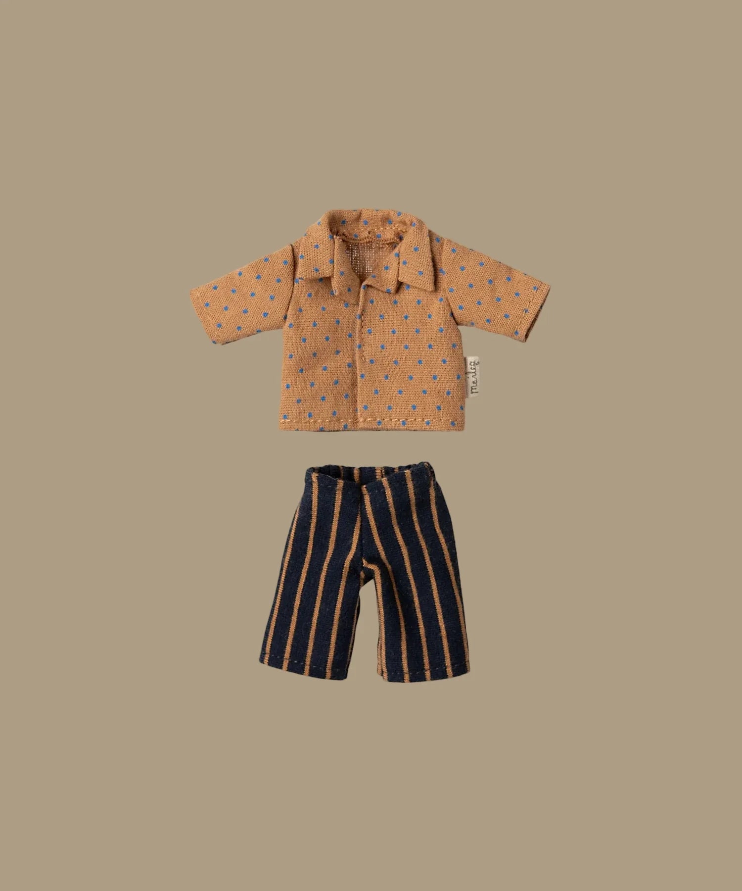 Maileg Extra Clothing: Shirt And Striped Pants For Dad Mouse