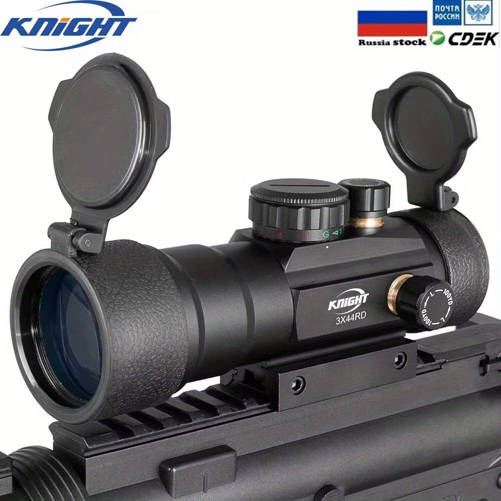 Red Green Dot Sight Scope Tactical Riflescope 1x40 3x44 Fits 11mm 20mm Rail for Hunting Shooting Rifle Airgun