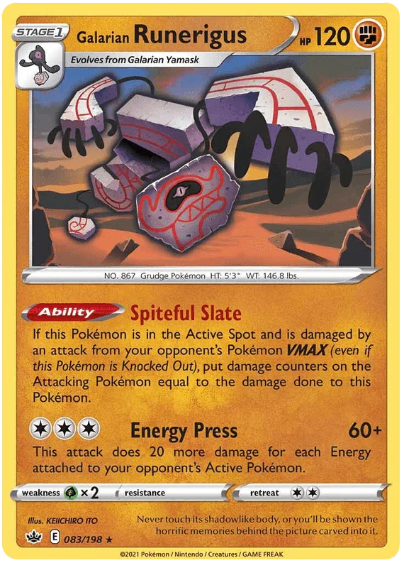 Galarian Runerigus (083/198) [Sword & Shield: Chilling Reign]