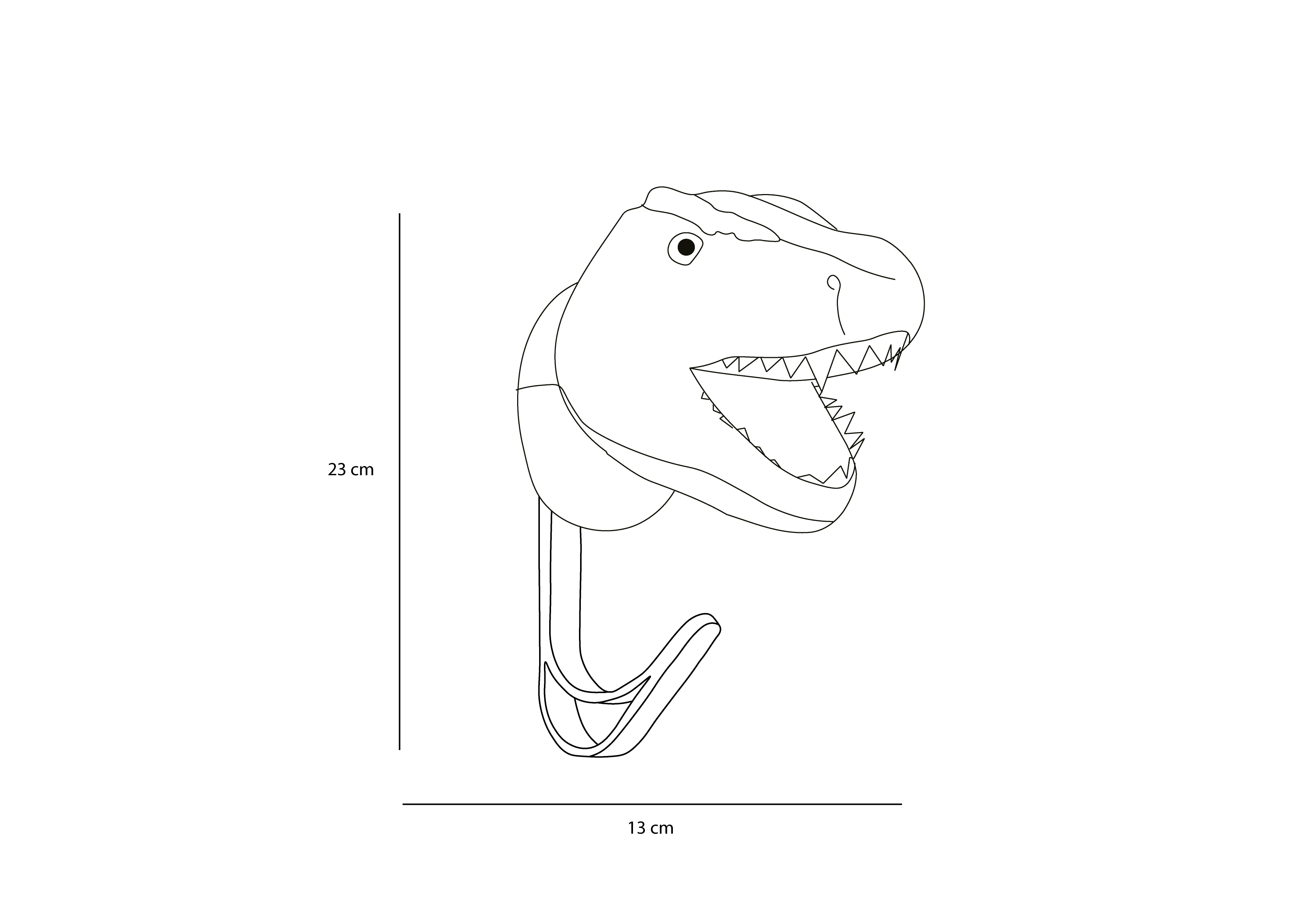 Coat Hanger - T-Rex Dino