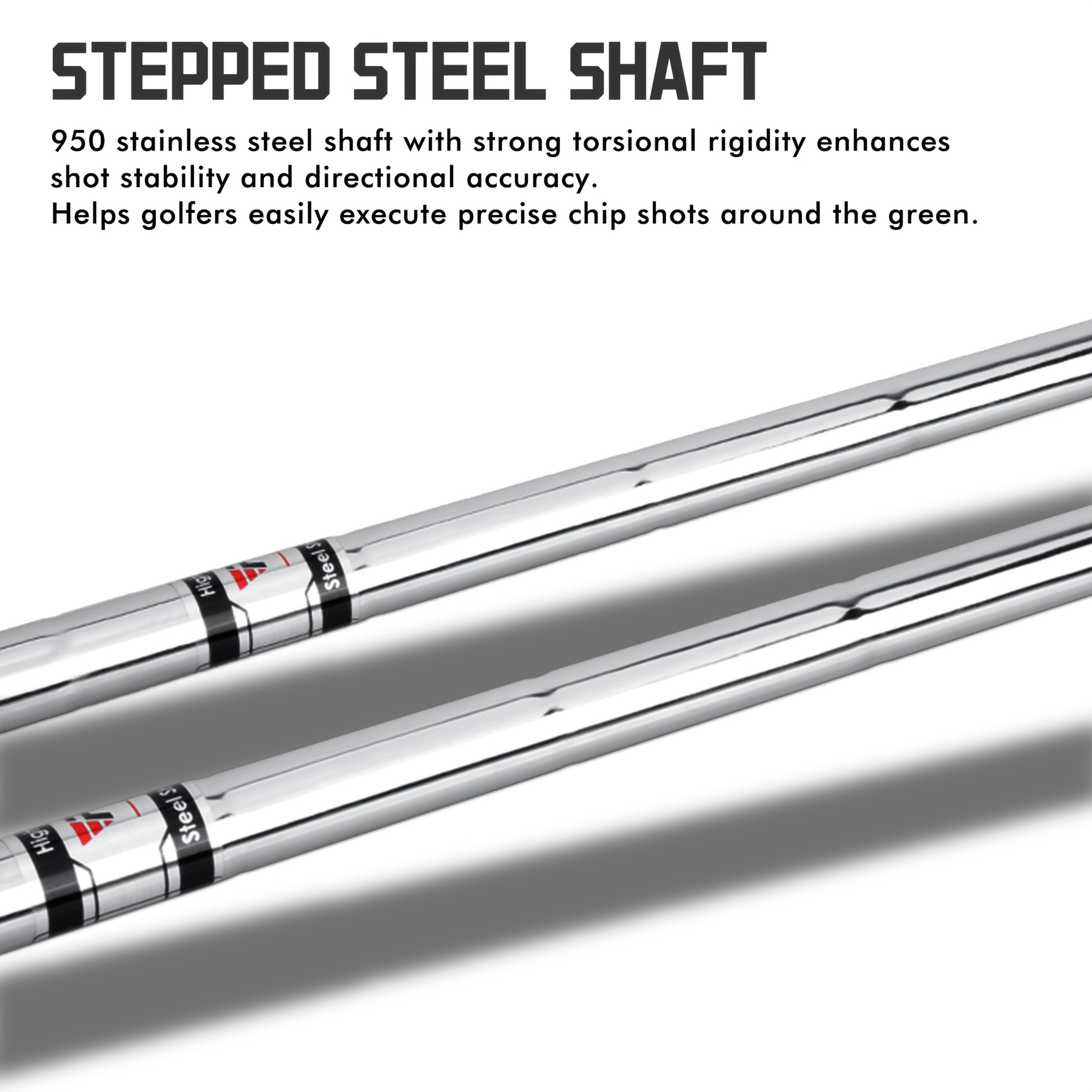 Golf Chipper Club Stainless Steel Head Regular Flex Steel Shaft 35 or 43 Degree Loft Blade Putter for Men Women Short Game Chipping Putting Wedge Championship Legal