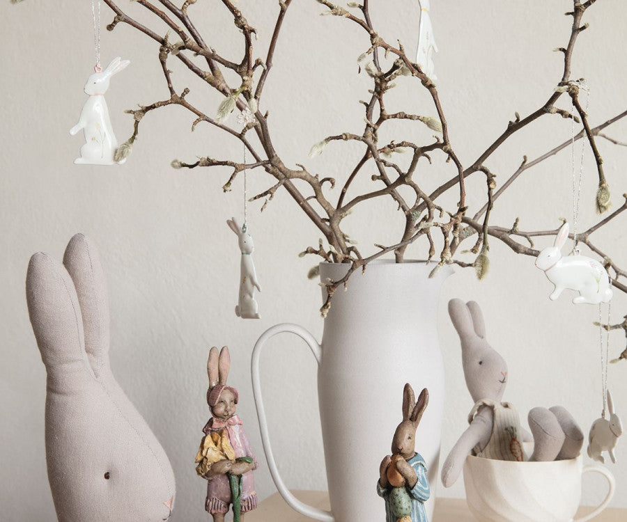 Maileg Metal Ornament Set - Easter Bunny