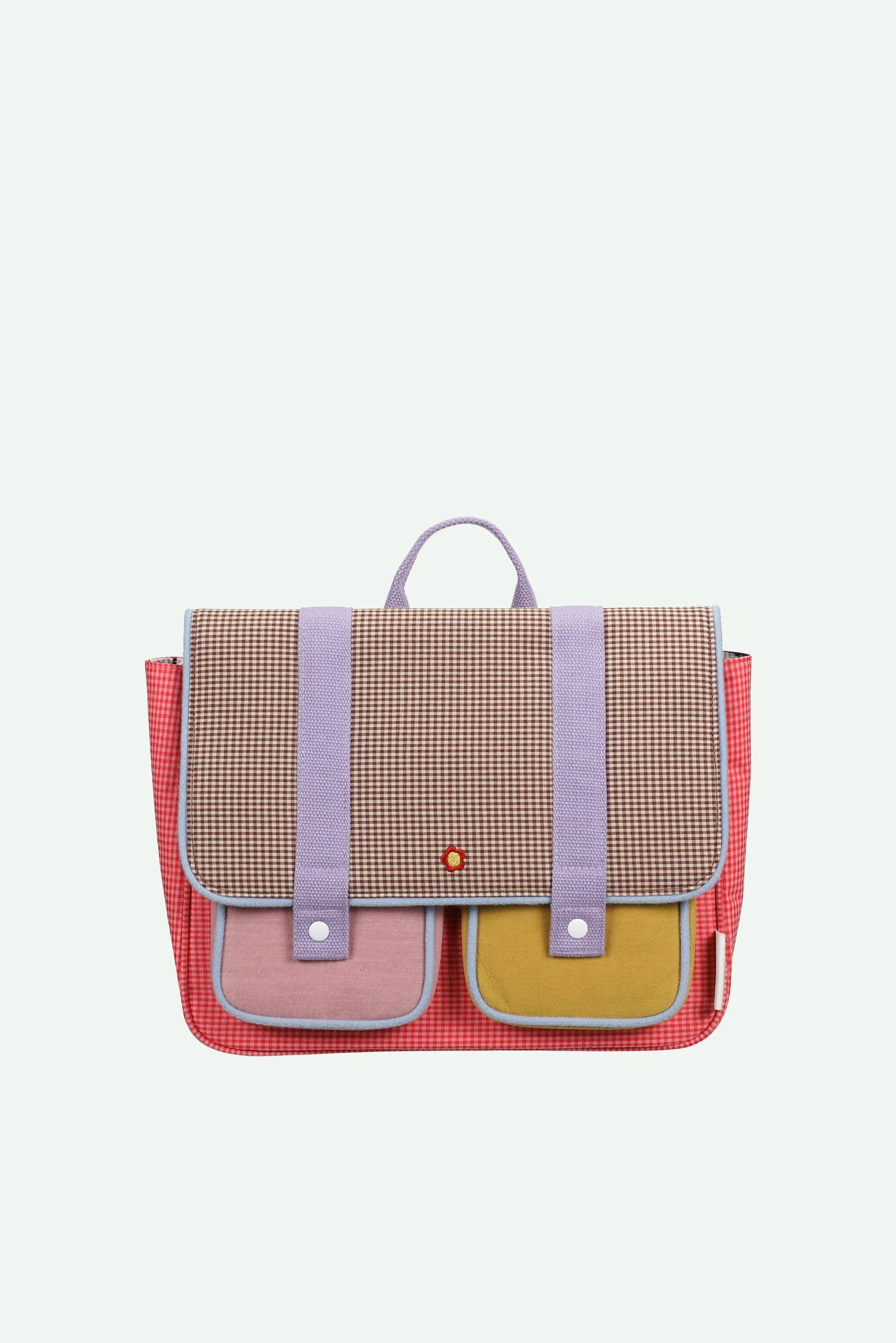 Sticky Lemon School Bag | Lemon Tree | Gingham Flower + Rose