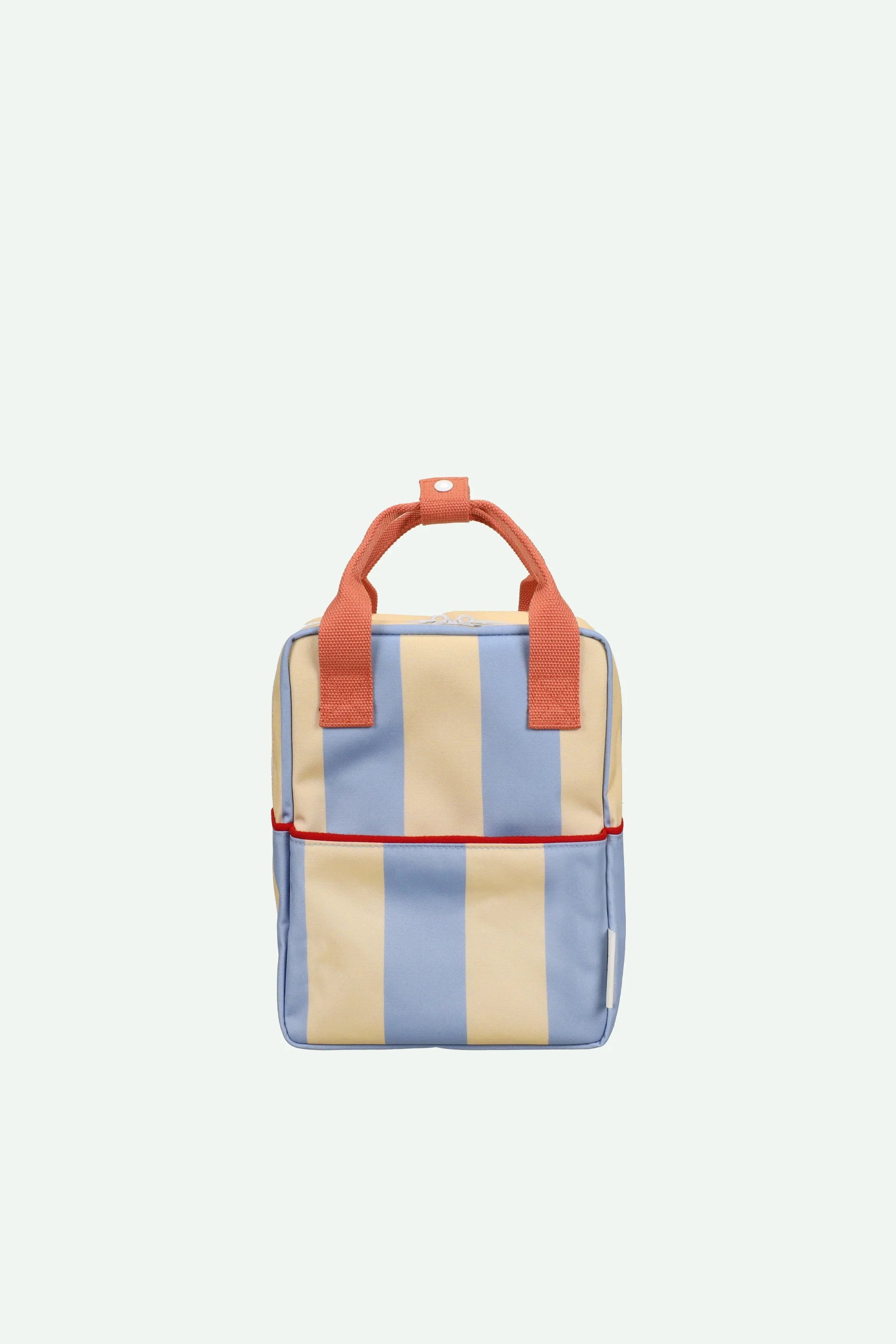 Sticky Lemon Backpack Small | Stripes | Cloud Blue + Twiggy Beige