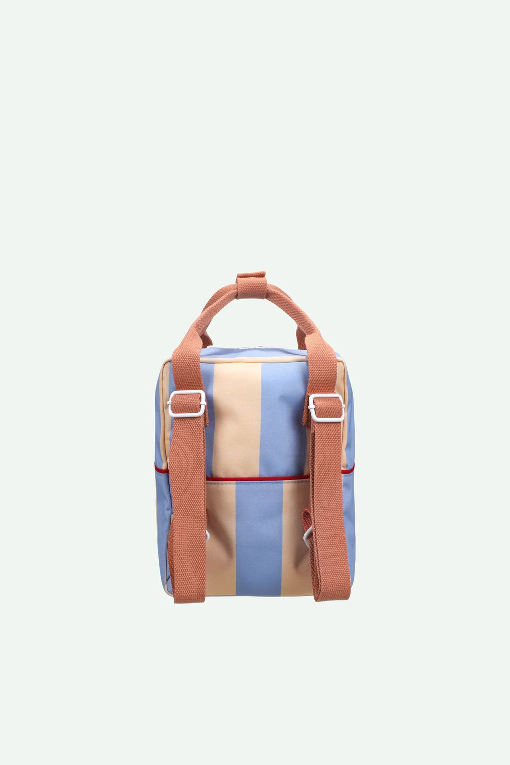 Sticky Lemon Backpack Small | Stripes | Cloud Blue + Twiggy Beige
