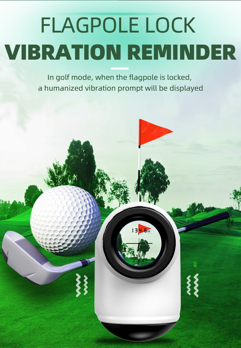 Laser Rangefinder 1000 Yard with Slope Compensation & Vibration Lock – USB Rechargeable Golf Rangefinder with Side Display Voice Broadcast 9 Modes M/Yard/Ft for Golf Hunting Disc Golf Outdoor Measurement