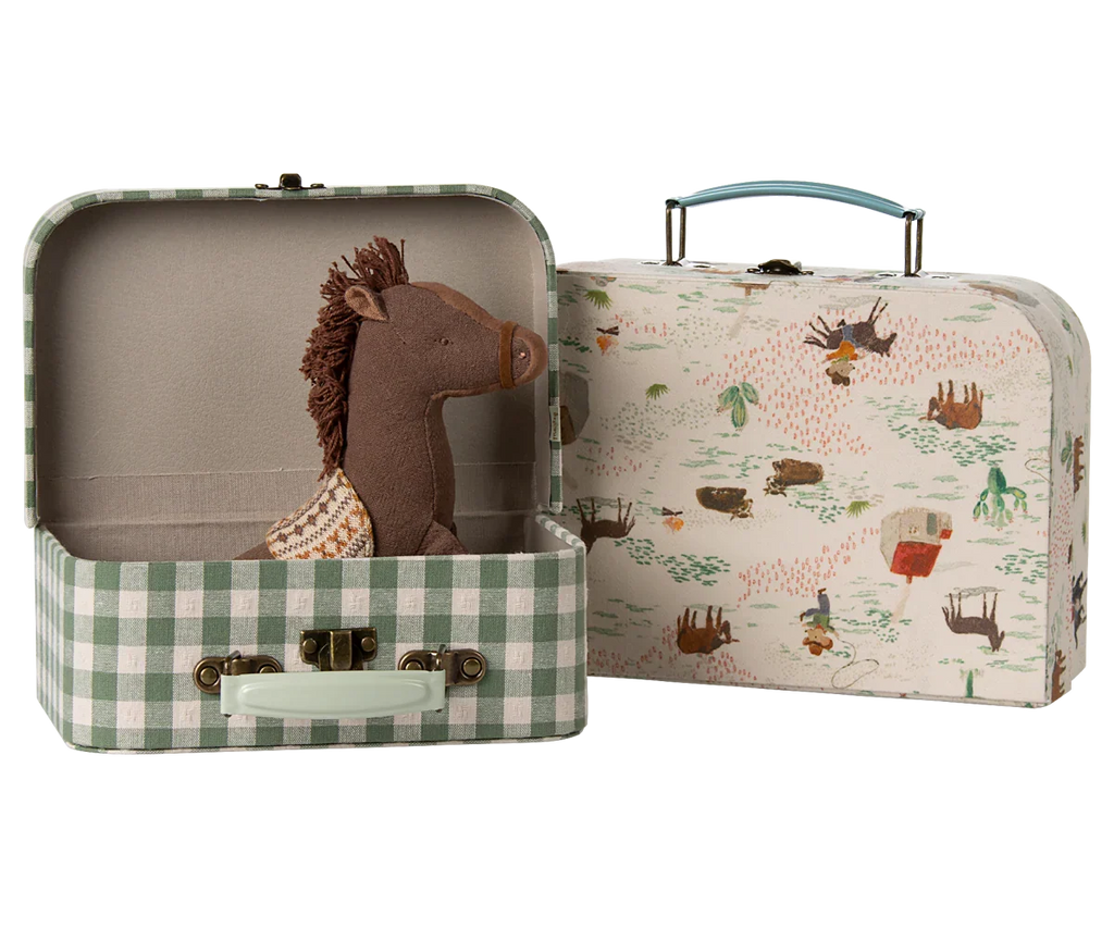 Maileg Suitcases, 2-Pieces - Pony