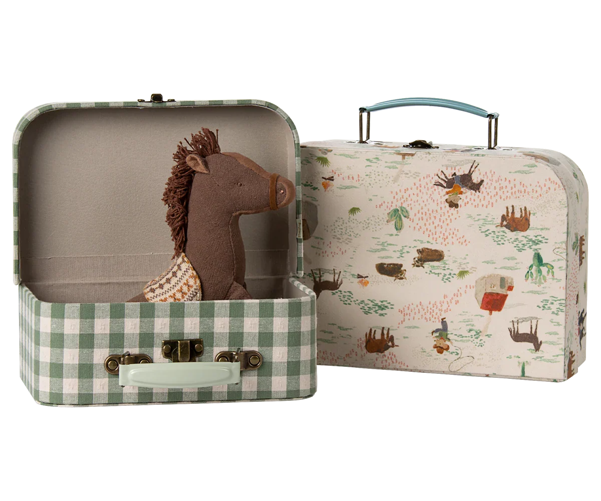 Maileg Suitcases, 2-Pieces - Pony