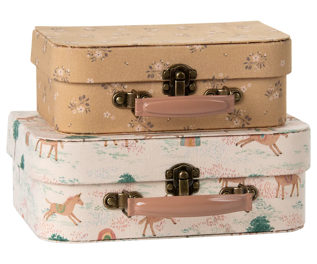 Maileg Suitcases, 2-Pieces - Unicorn