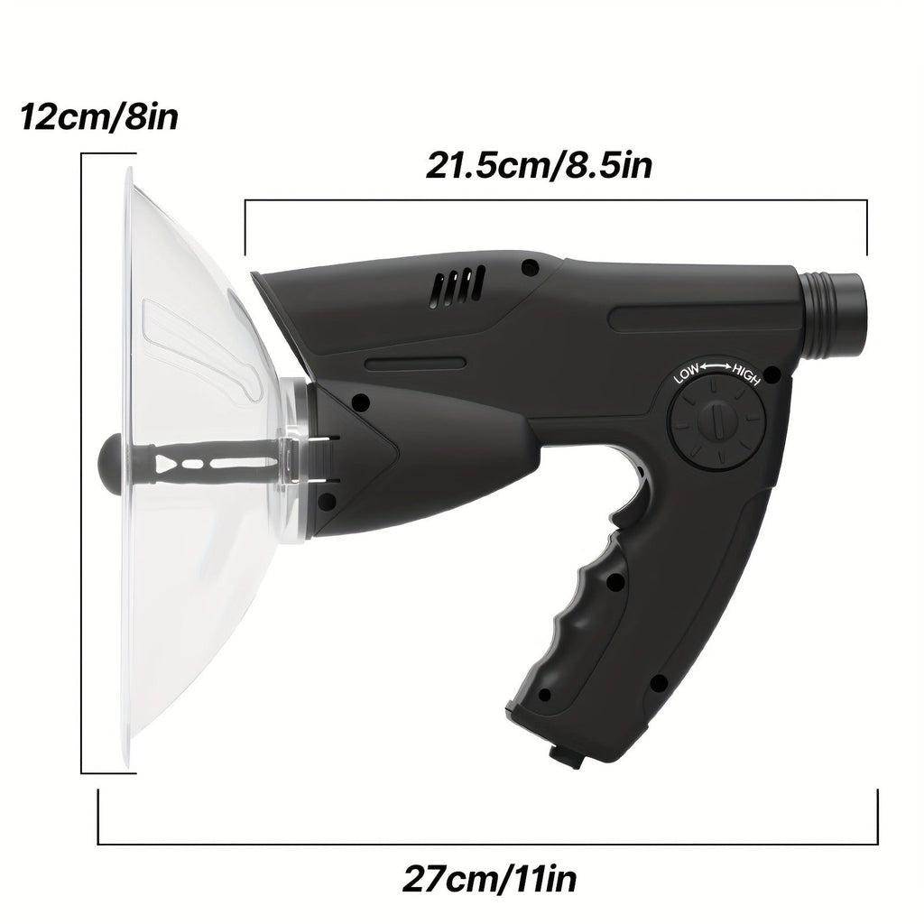 Bionic Ear Sound Amplifier with 8x Monocular Telescope, Long-Range Digital Audio Listening Device with Headphones for Bird Watching Nature Observation Outdoor Surveillance, Compact Lightweight Spy Ear