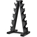 Dumbbell Rack A-Frame 5-Tier Heavy Duty Weight Storage Stand – Space-Saving Vertical Dumbbell Holder for Home Gym, Holds 5-25LB Hex & Rubber Dumbbells