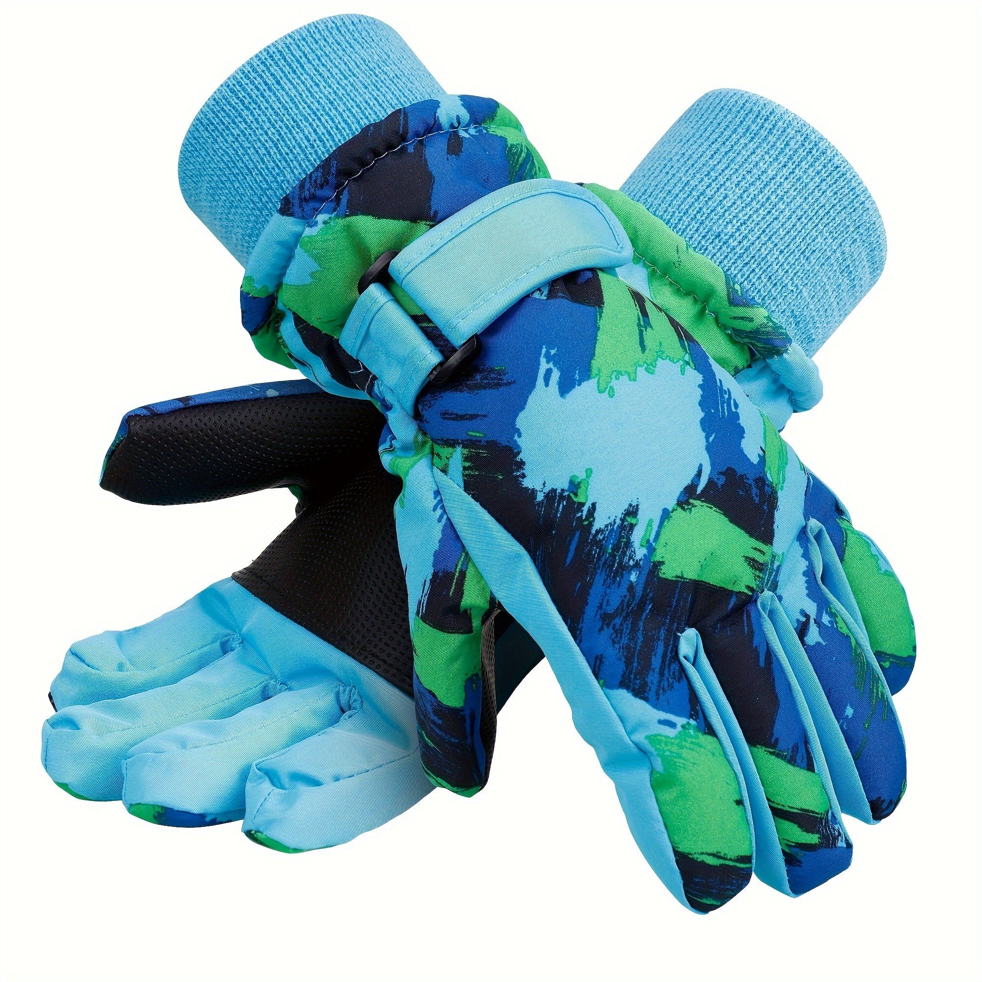 Winter Ski Gloves for Skiing & Cycling – Windproof Waterproof Thermal Gloves for Men & Women, Non-Slip Grip, Touchscreen Compatible, Cold Weather Outdoor Sports Gloves