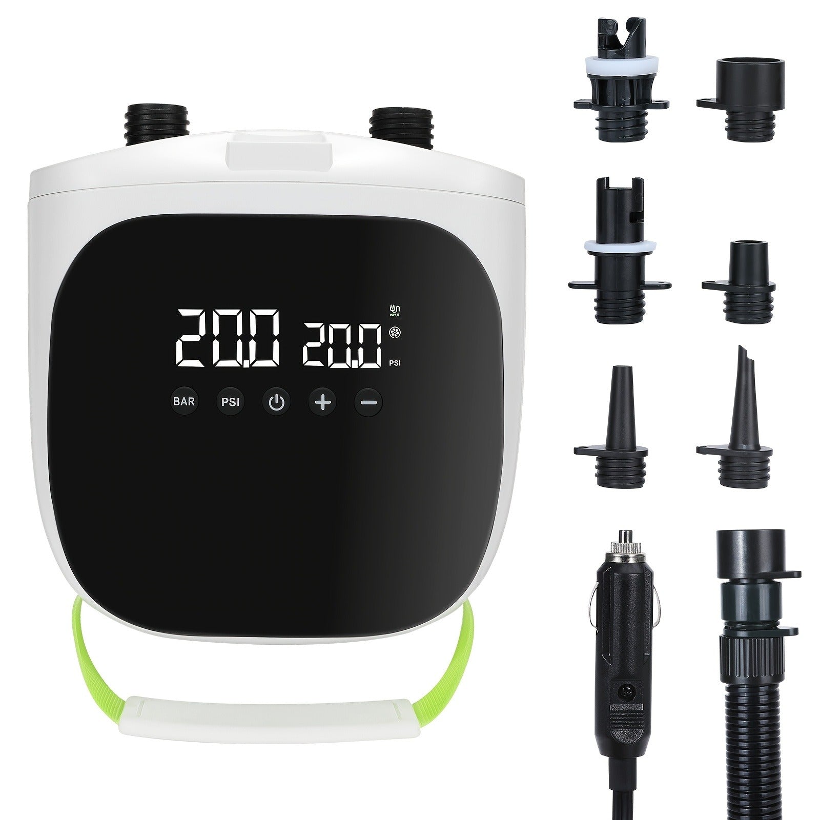 Electric SUP Pump 20PSI Portable Paddle Board Air Pump Quick Inflate Deflate for Stand Up Paddle Boards Kayak Inflatable Boat Tent Outdoor