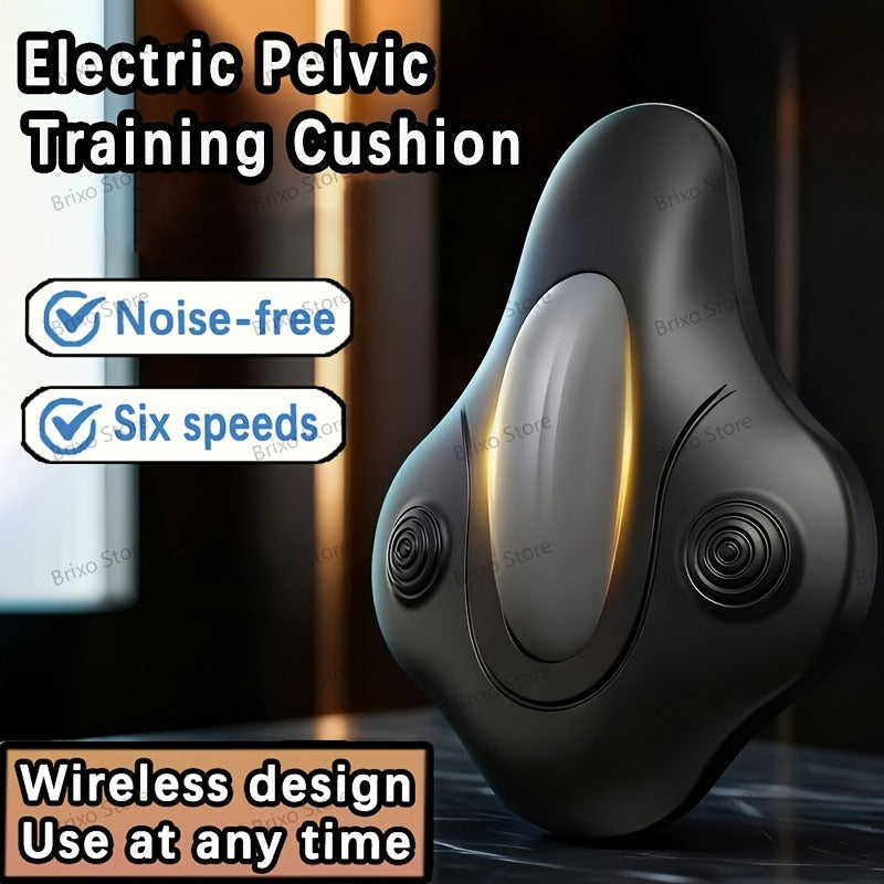 Pelvic Floor Muscle Trainer Electric Massage Cushion – Wireless Vibrating Exercise Pad for Men & Women, 6 Modes Home Gym Kegel Strengthening & Relaxation Fitness Device, Great Gift Idea