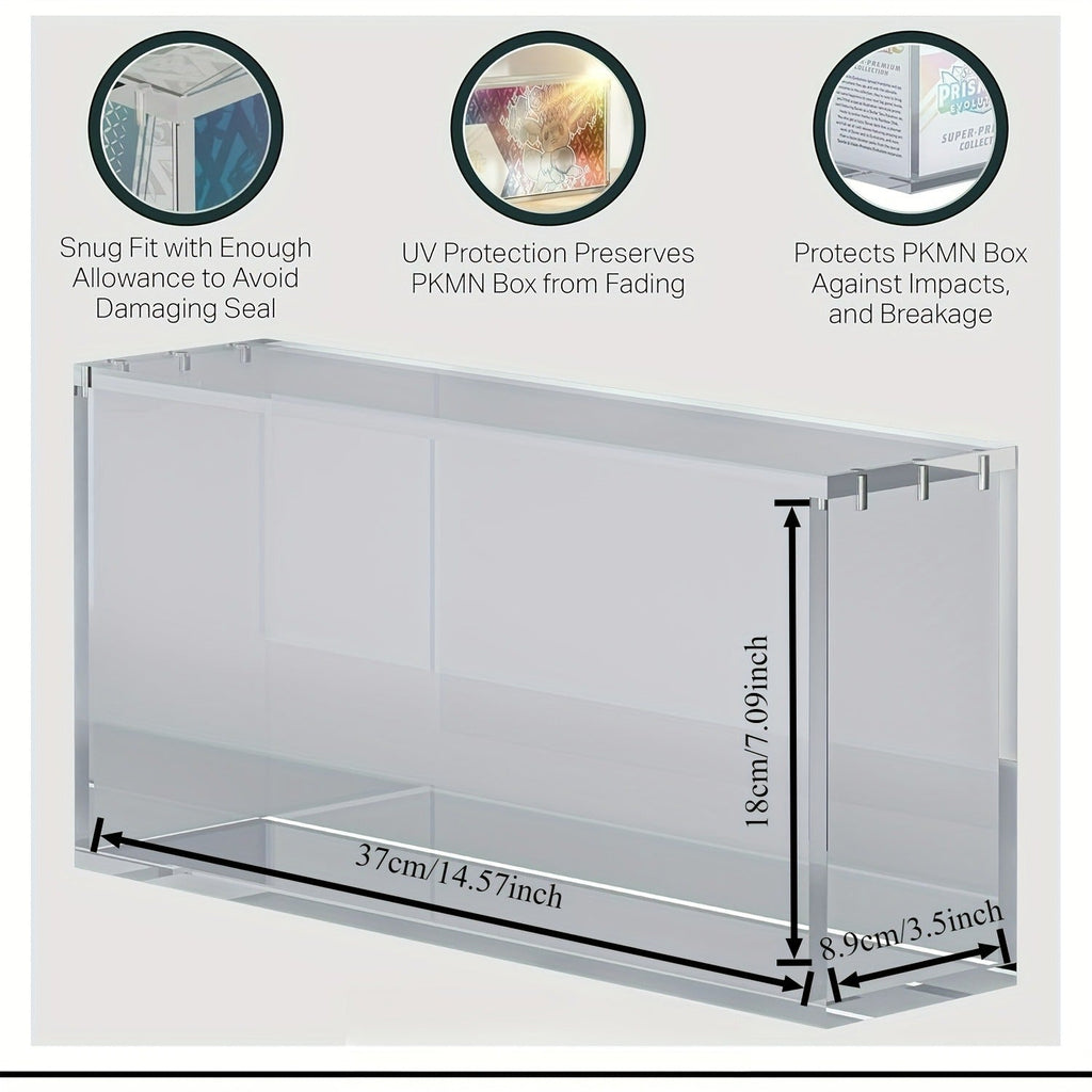 Acrylic Display Box with Magnetic Lid, 8+5mm – Collectibles
