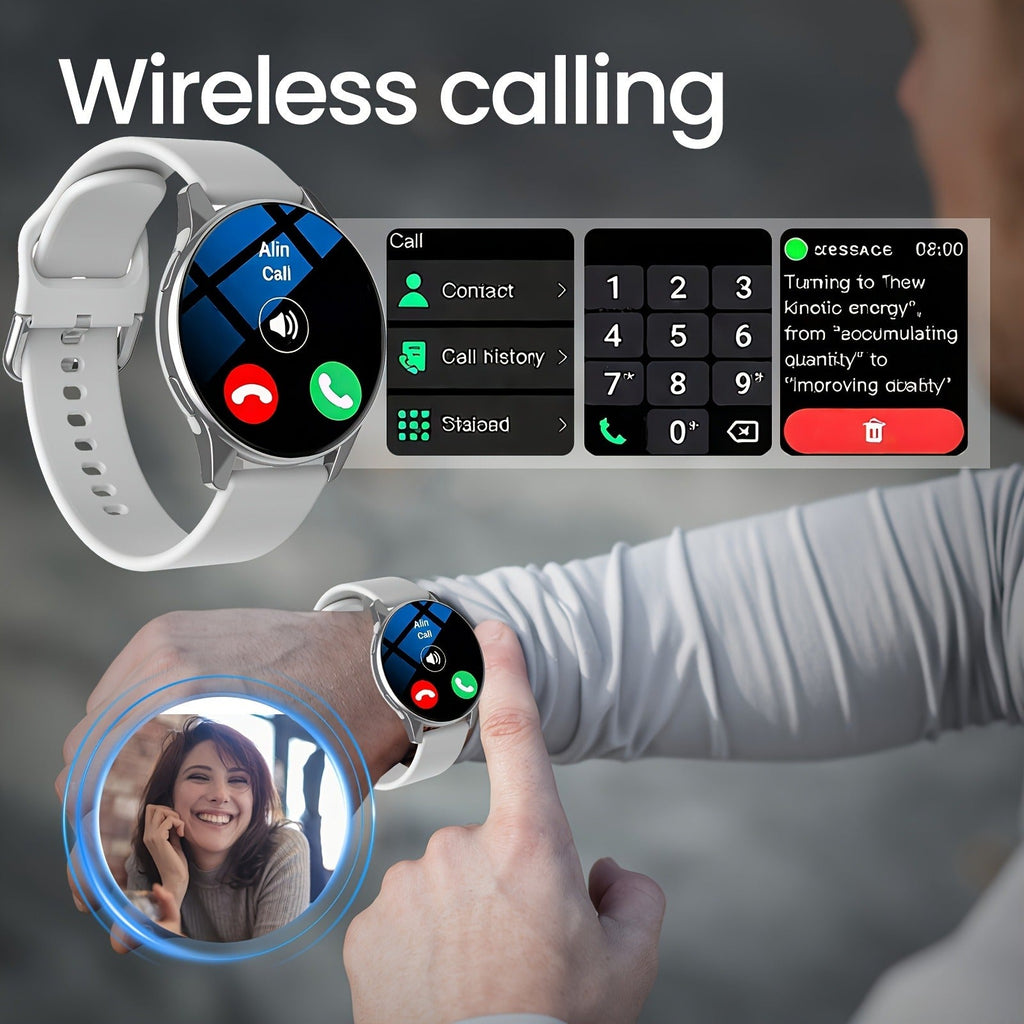 Sports Smartwatch 1.52" Full Touch Screen, Call & Activity Tracker