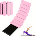Silicone Wrist & Ankle Weights Bracelet 1LB Pair for Women Men – Adjustable Weighted Cuffs for Yoga, Running, Dance & Strength Training Workouts