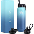 40oz Vacuum Insulated Water Bottle Stainless Steel Water Jug with 2-in-1 Lid Chug Lid Straw Lid Double Wall Hot Cold 12 Hours Leakproof for Gym Camping Travel