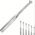 Adjustable Steel Club Bell Macebell Indian Club 6.5-17.5LB Strength Training Grip Power Workout for Men & Women
