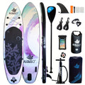 Wide SUP Board Inflatable Paddle Board – Carry Bag, Hand Pump, Water Bag & Adjustable Paddle Included | AISUNSS Adults All Skill Levels