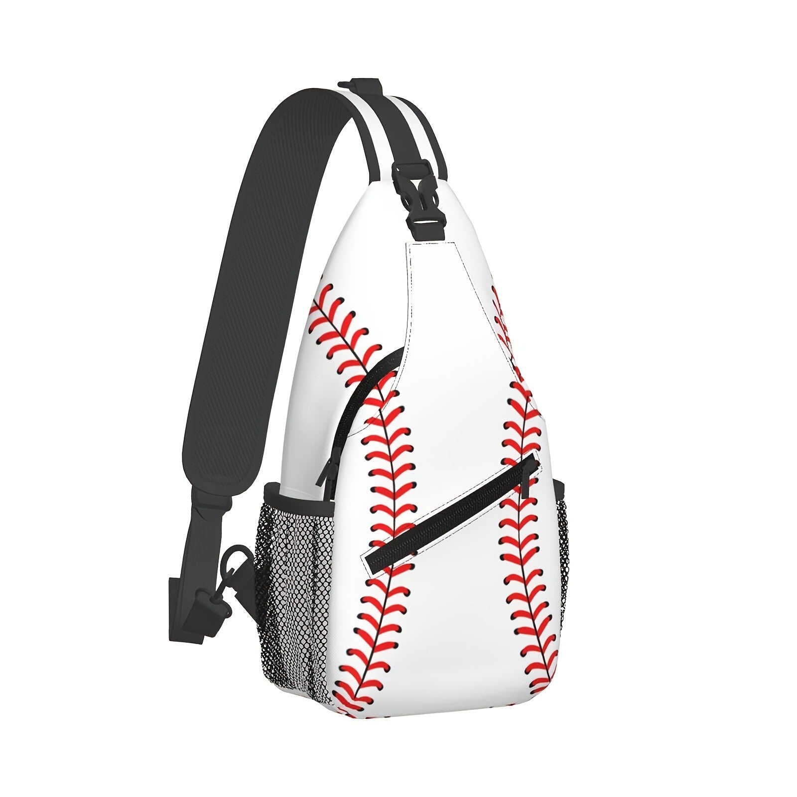 Baseball Sling Bag Crossbody Backpack for Men & Women - Sports Chest Shoulder Bag for Baseball Training, Game Day, Gym, Outdoor & Travel, Lightweight One Strap Daypack
